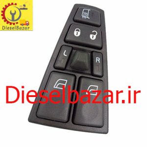 کلید شیشه بالابر ولوو سمت راننده با شماره فنی Volvo FH12 FM VNL 20752918